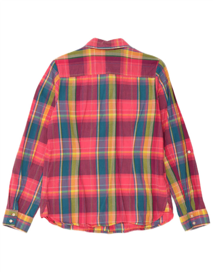 Tommy Hilfiger Womens Classic Fit Shirt UK 12 Medium Multicoloured Check