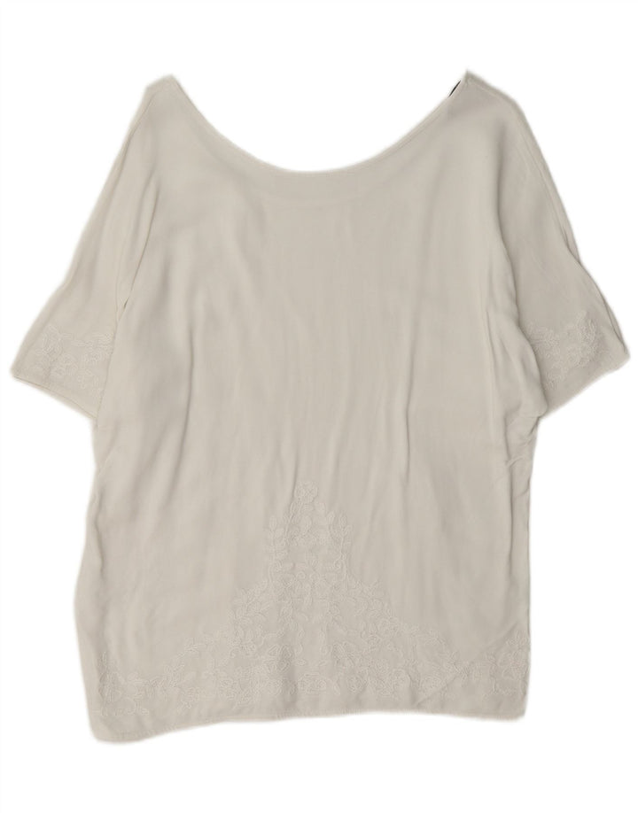Camicetta da donna Massimo Dutti Top UK 16 Large White Floral