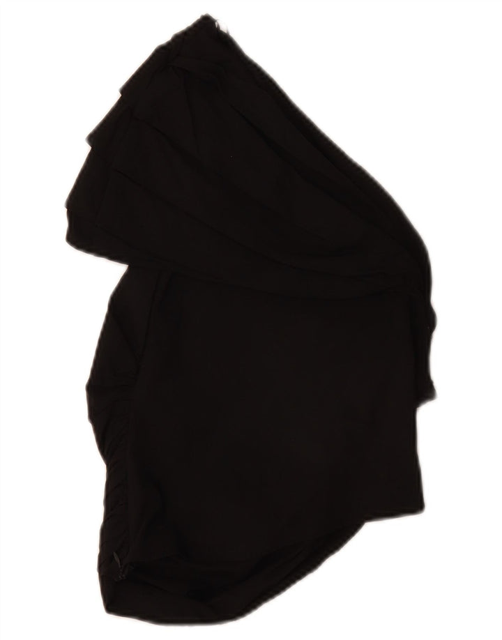 Top corto monospalla da donna Zara UK 12 medio nero