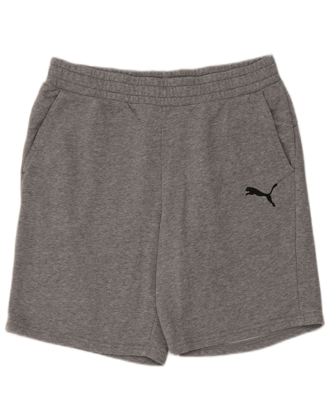 Puma Herren-Sportshorts, große, grau gefleckte Baumwolle