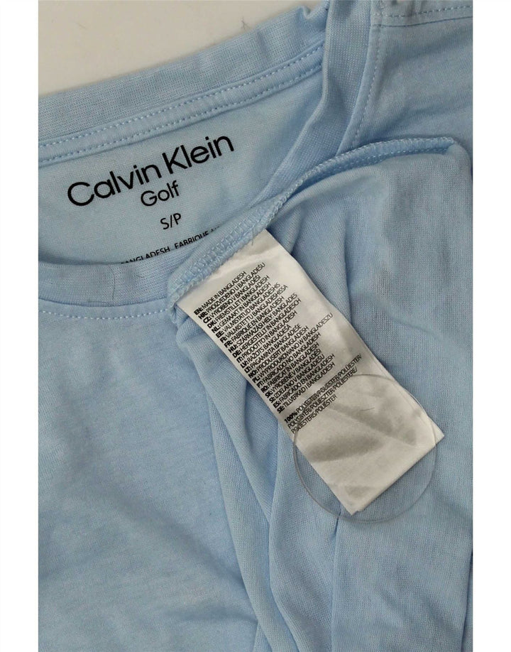 Ανδρικό T-Shirt Calvin Klein Top Small Blue Polyester
