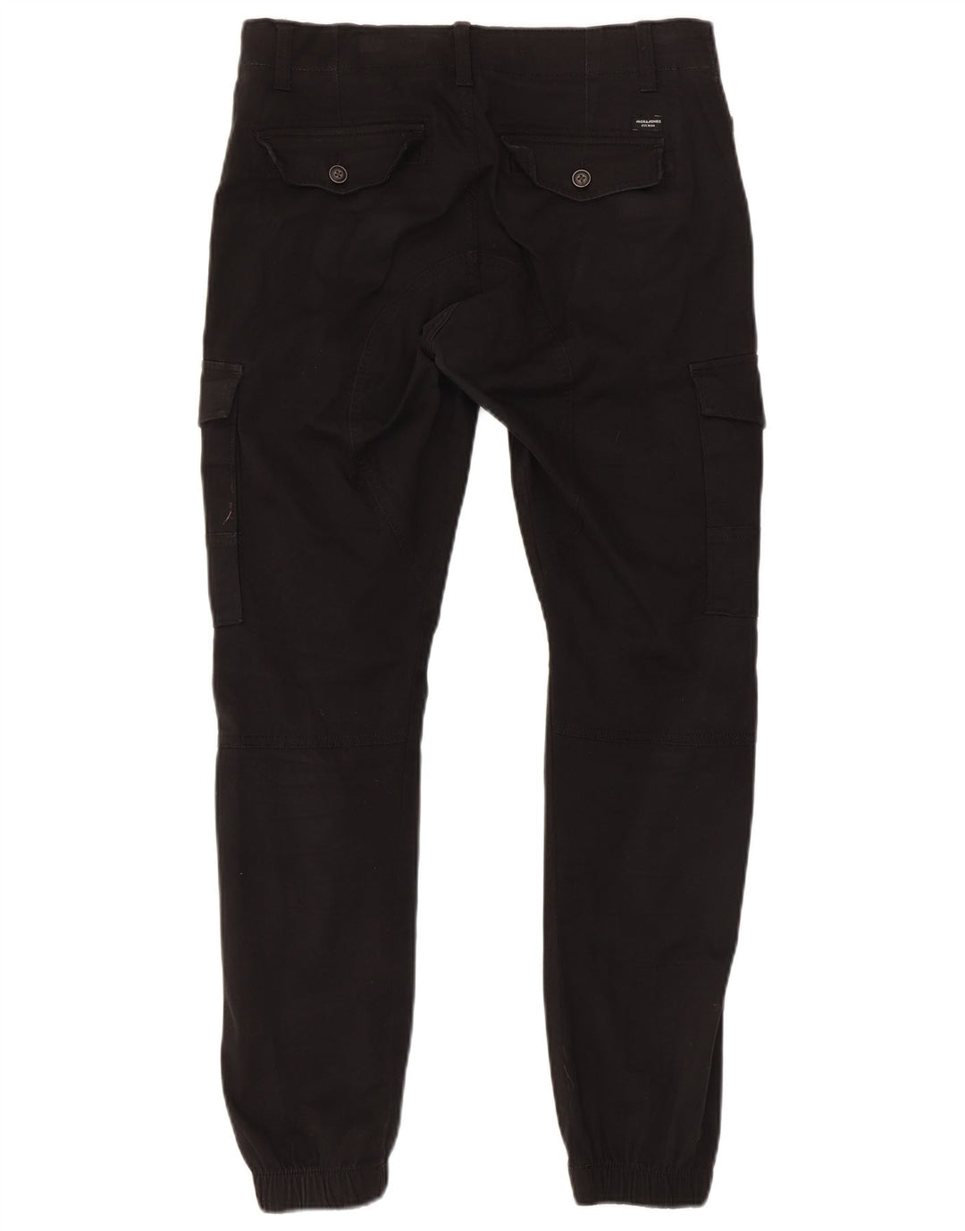 Jack & Jones Mens Joggers Cargo Trousers W30 L32 Black