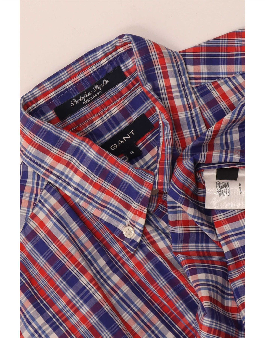 Gant Chemise à manches courtes coupe régulière pour homme en coton à petits carreaux multicolores