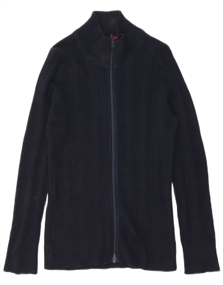 EDDIE BAUER Herren-Strickjacke, groß, marineblau, Baumwolle