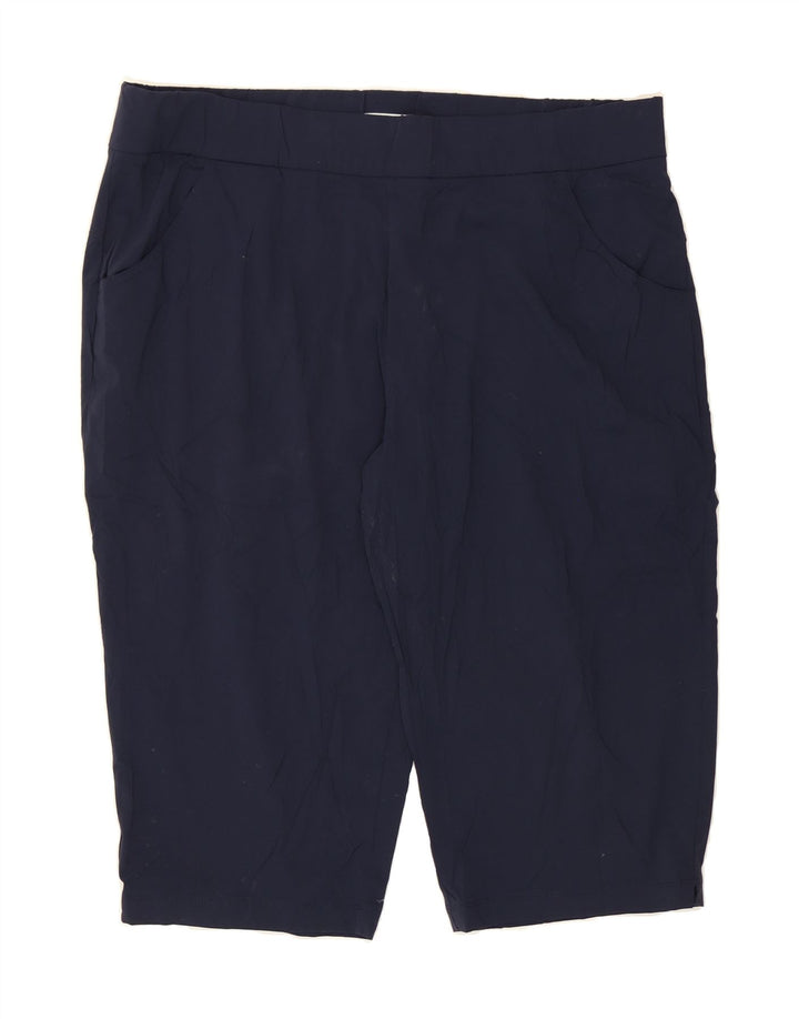 COLUMBIA Womens Bermuda Shorts 2XL W40  Navy Blue Nylon Vintage Columbia and Second-Hand Columbia from Messina Hembry 