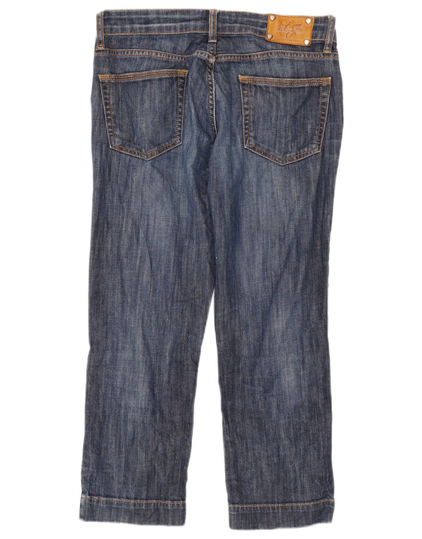 Liu Jo Womens Cropped Jeans W30 L24 Marineblå