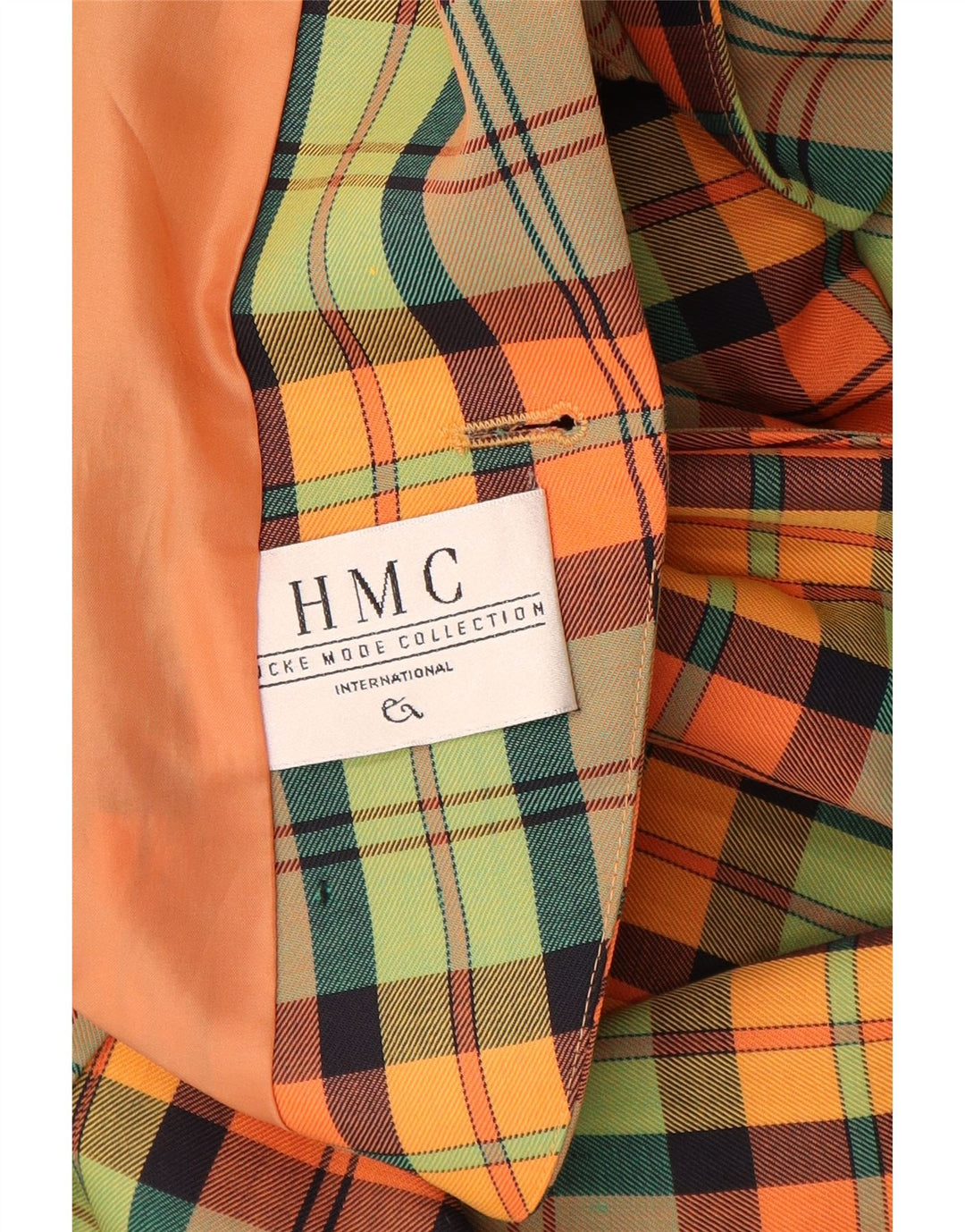 HMC Zweireihiger Damen-Blazer, Gr. 12, mittelgroß, mehrfarbig, kariert