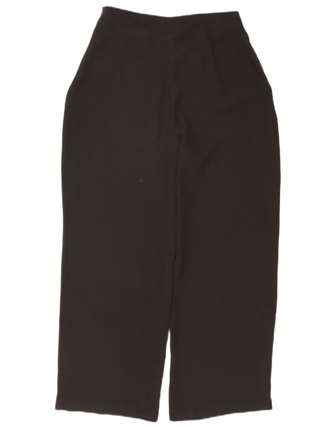 Zara Womens Loose Fit Cropped Trousers EU 40 Medium W30 L26 Sort Polyester