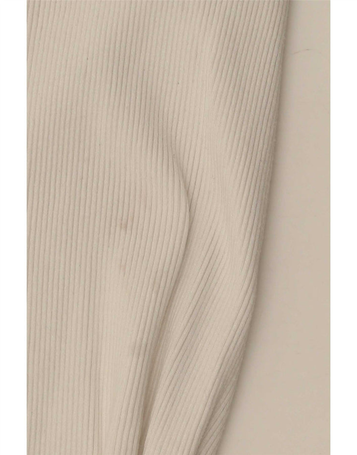 Zara Womens Vest Top UK 8 Small White Viscose