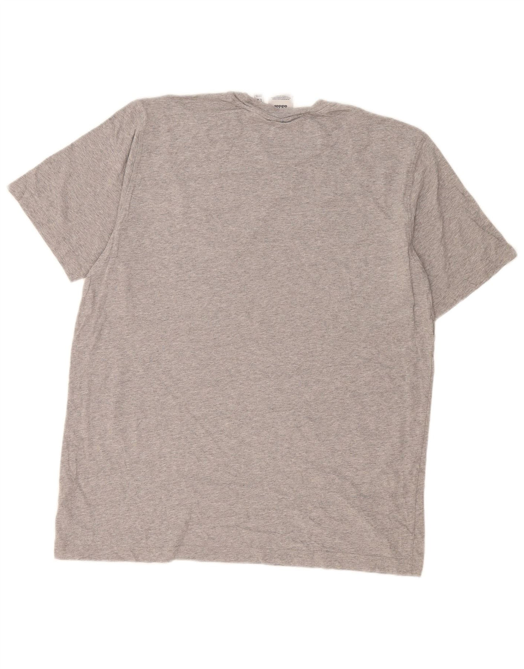 Adidas Mens T-Shirt Top XL Grey Cotton