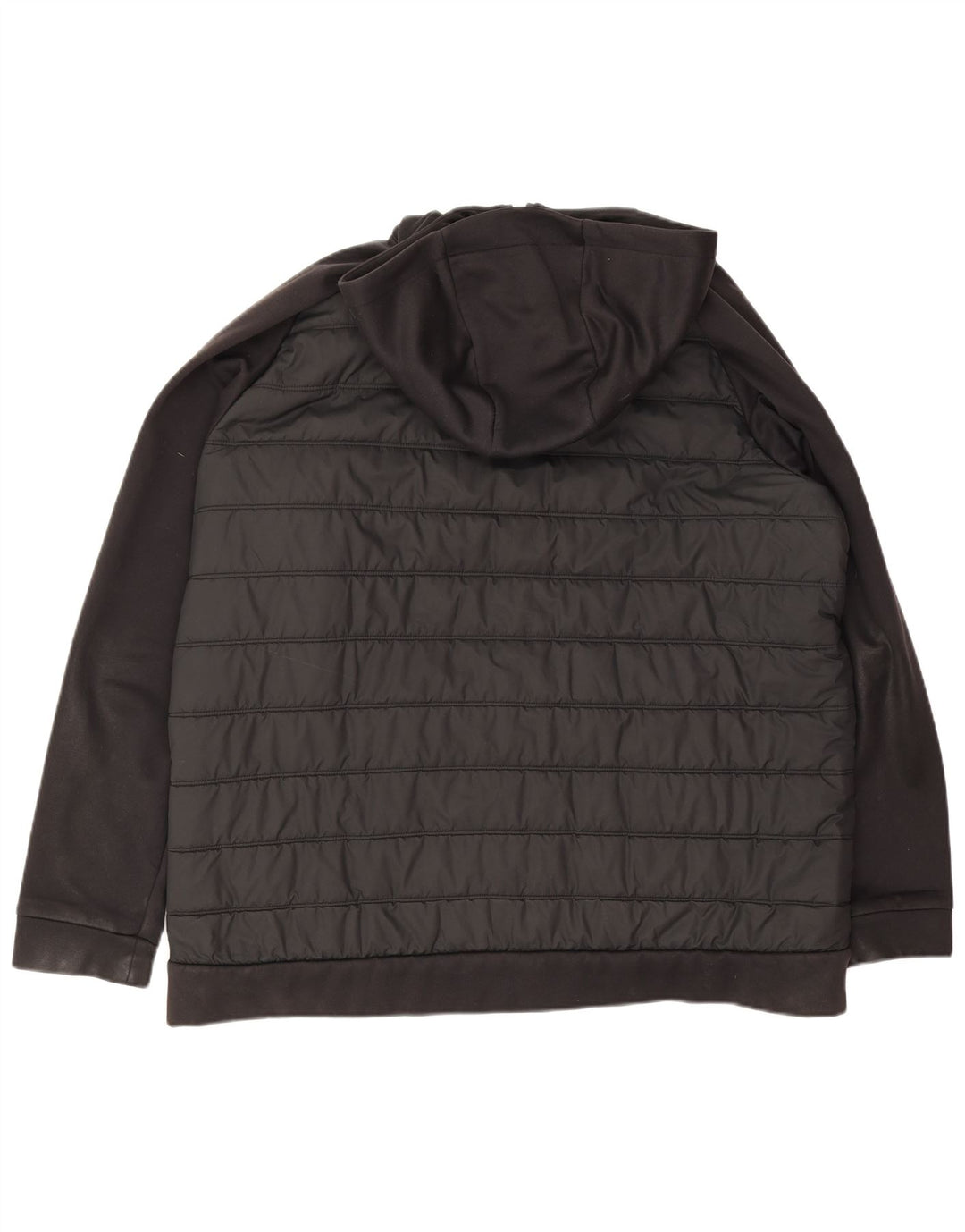 Męska ocieplana kurtka z kapturem Nike UK 44 2XL Czarny poliester
