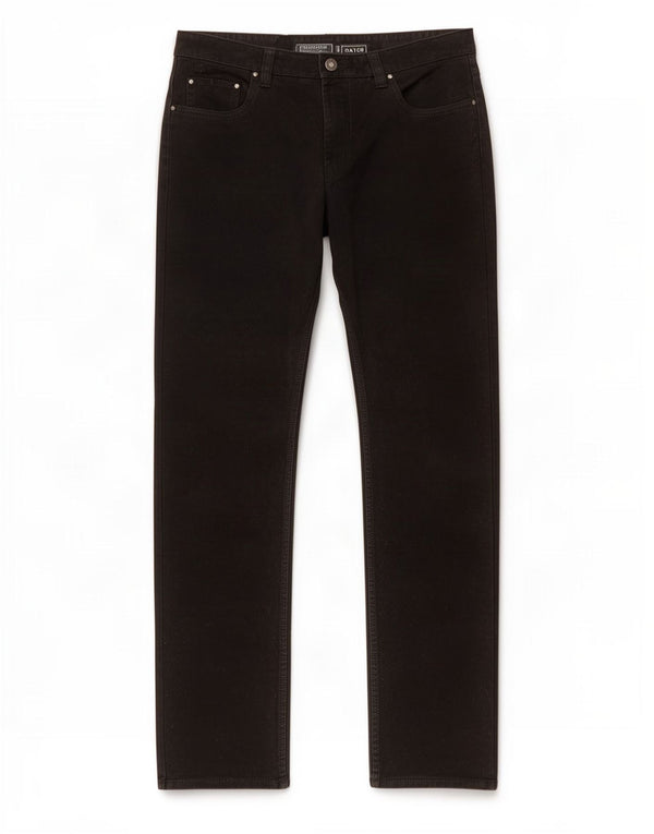 Canda Mens By C&A Pantalones Casuales Rectos W36 L32 Algodón Negro