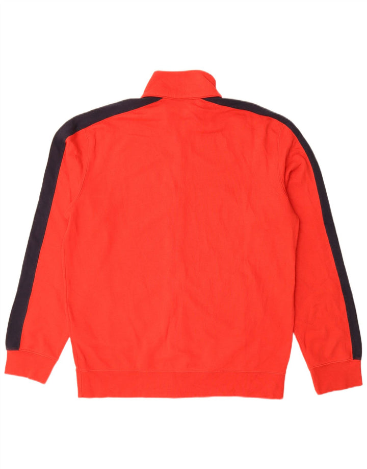 Champion Veste de survêtement pour homme Large Rouge Colorblock Polyester