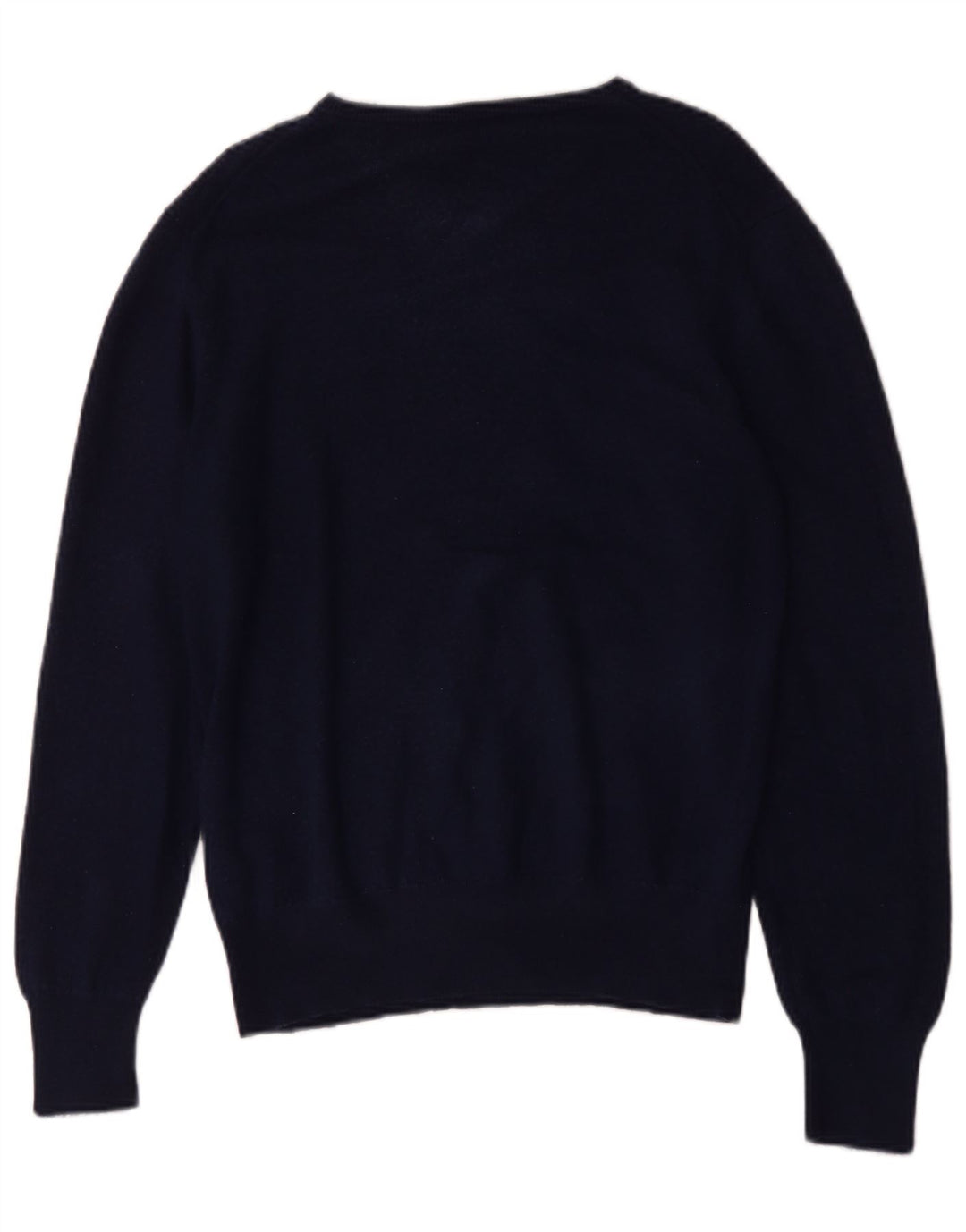 Hugo Boss Mens V-Neck Jumper Sweater XL Navy Blue Wool