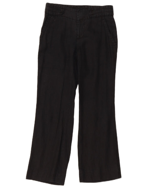 Zara Γυναικείο Bootcut Casual Παντελόνι Small W26 L30 Μαύρο