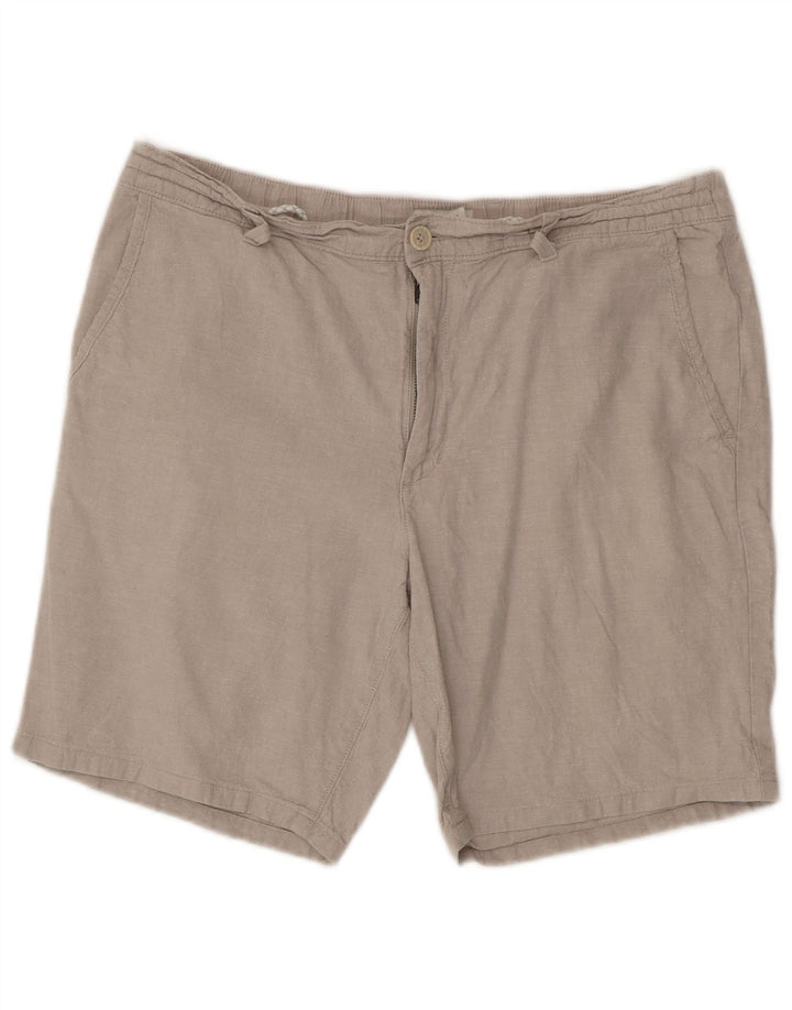 Pantaloncini chino da uomo Marks & Spencer W36 grandi in cotone grigio