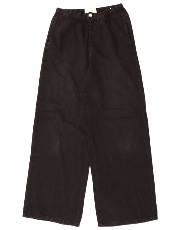 Zara Jeans jambe large fille 13-14 ans W28 L29 coton noir