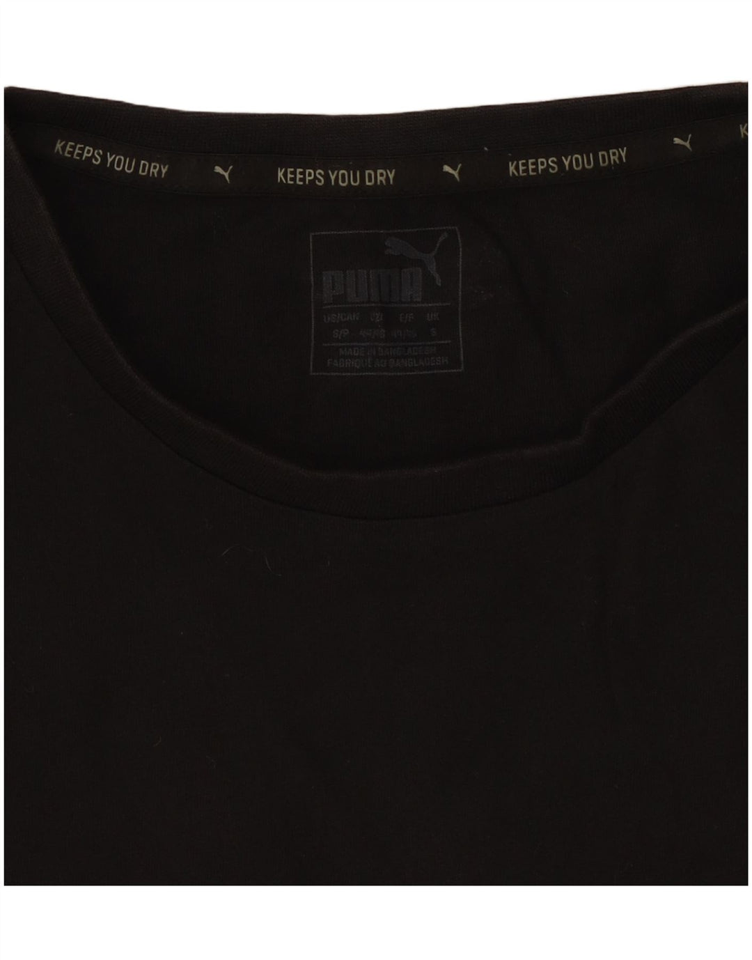 Puma T-shirt graphique pour homme, petit, noir, coton