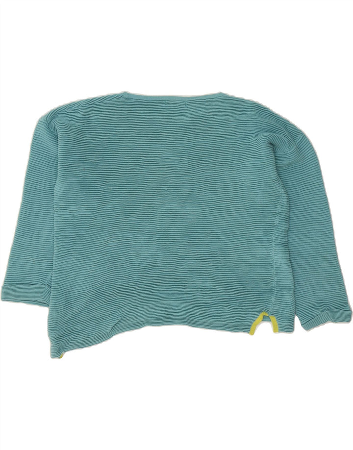 WHITE STUFF Womens Oversized Boat Neck Jumper Sweater UK 10 Small  Green Vintage White Stuff and Second-Hand White Stuff from Messina Hembry 