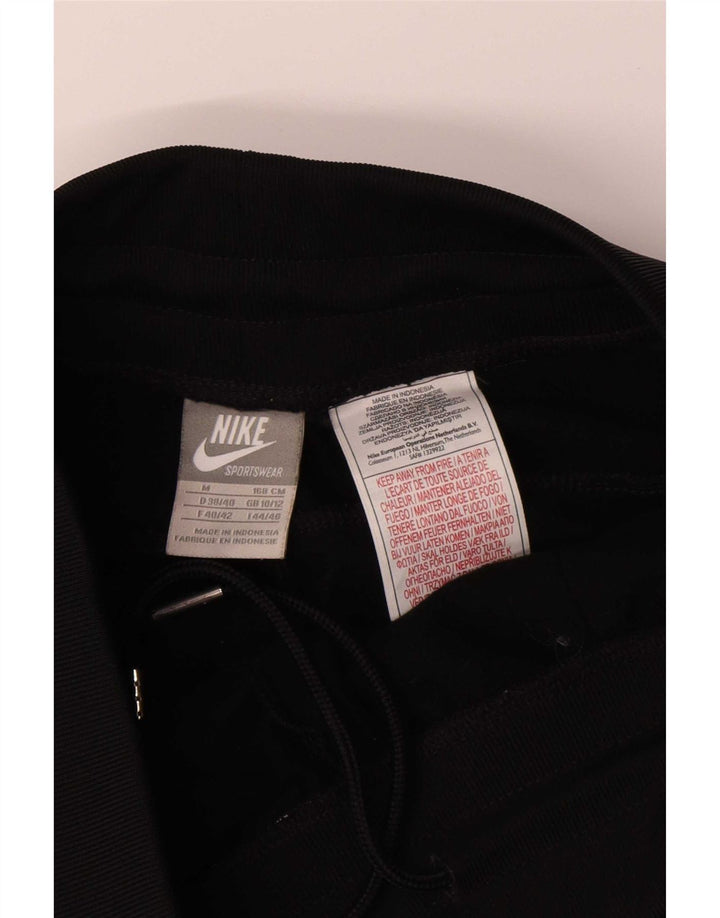 Nike Womens Tracksuit Trousers UK 10/12 Medium Black Polyester