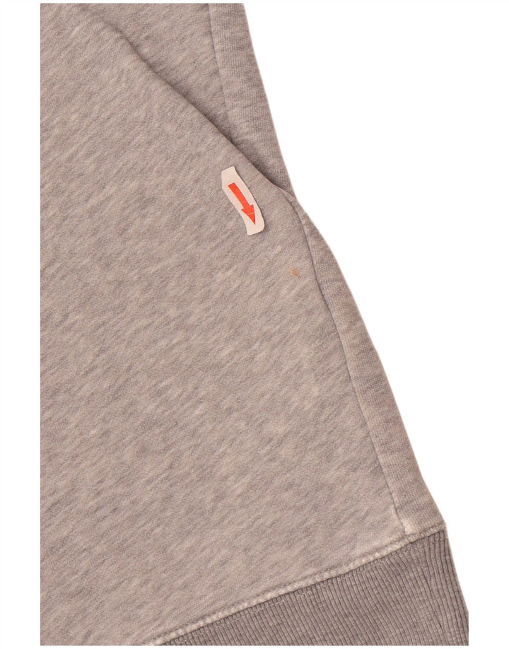 Gant Felpa grafica da uomo Maglione grande cotone chiazzato grigio