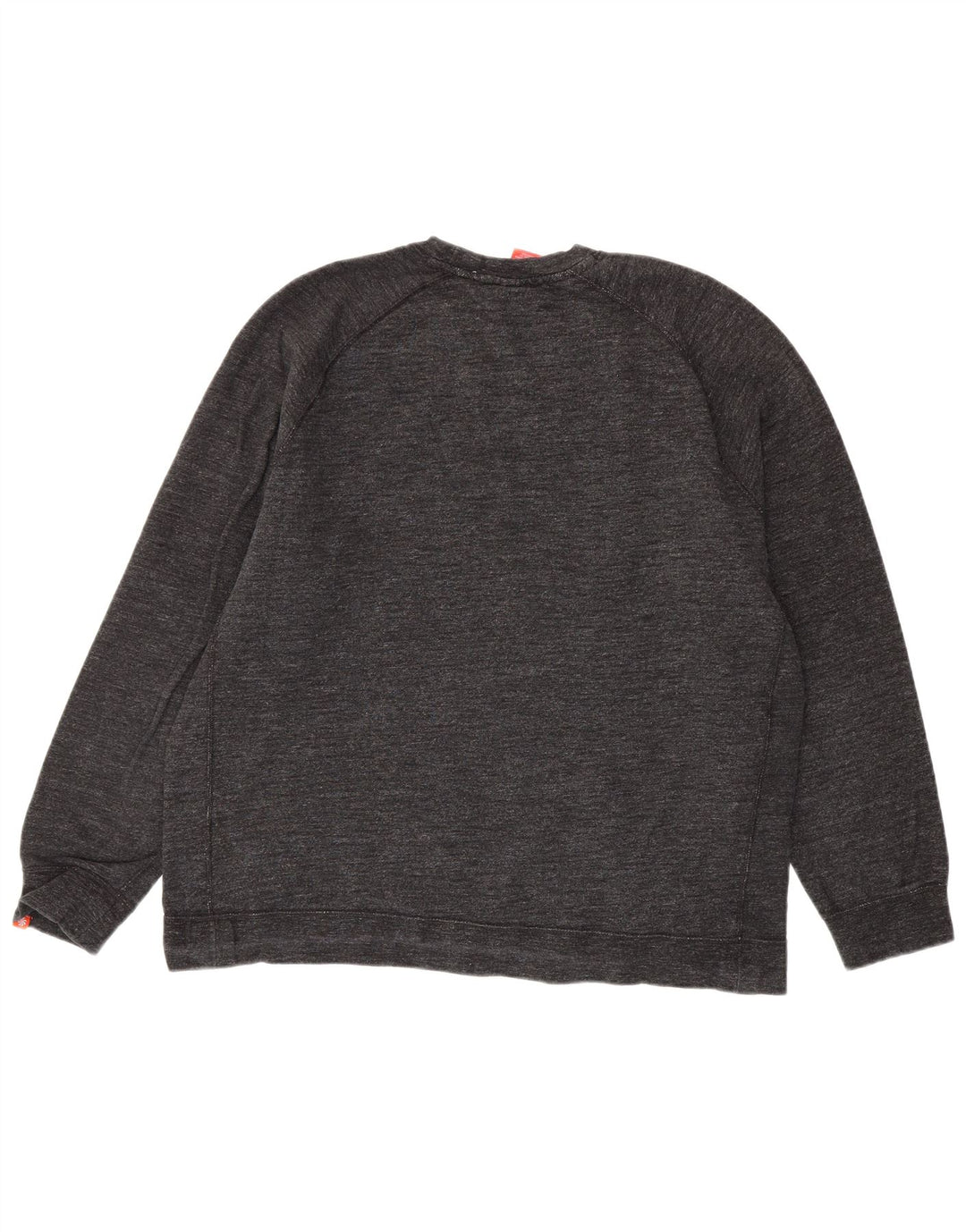 Nike Herren Sweatshirt Pullover 2XL Grau gefleckte Baumwolle