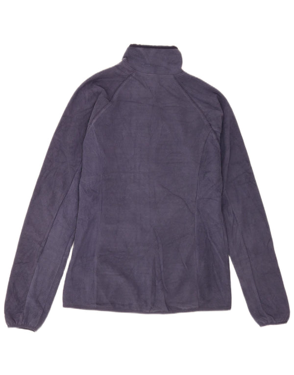 Columbia Womens Omni-Heat Fleece Jacket UK 10 Small Navy Blue Polyester