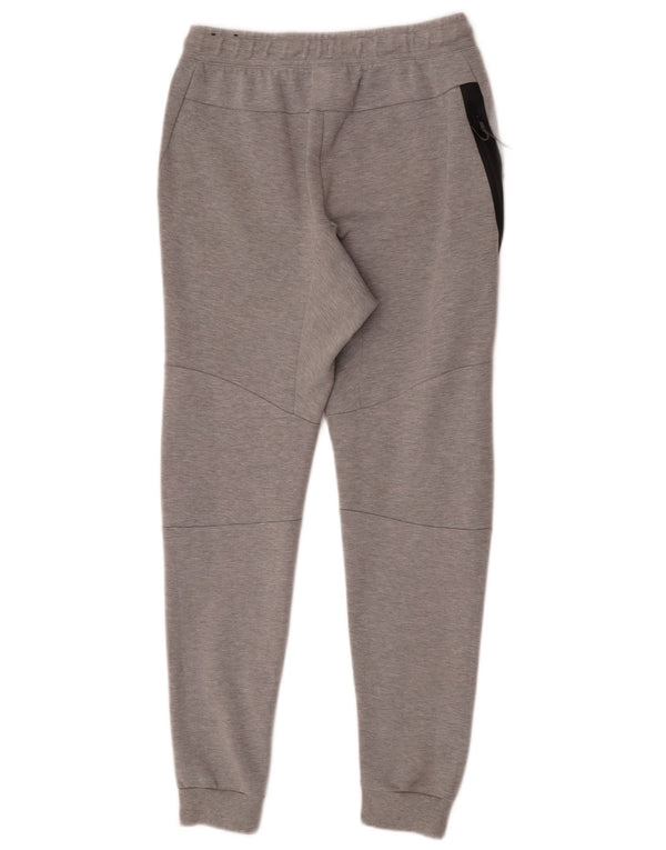 Nike Herren-Trainingsanzughose mit schmaler Passform, Jogginghose, Größe S, Grau, Farbblock-Baumwolle