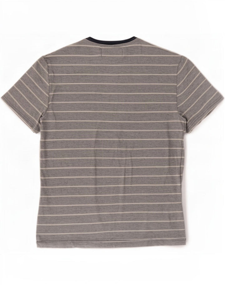 T-shirt da uomo Penguin Top a righe blu medio