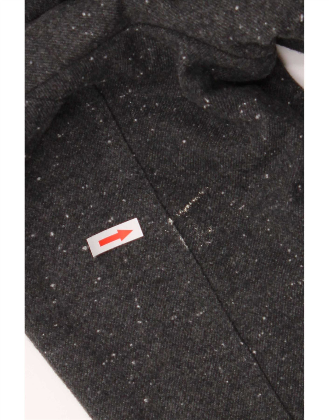 Hollister Mens Sherpa Jacket UK 38 Medium Grey Polyester