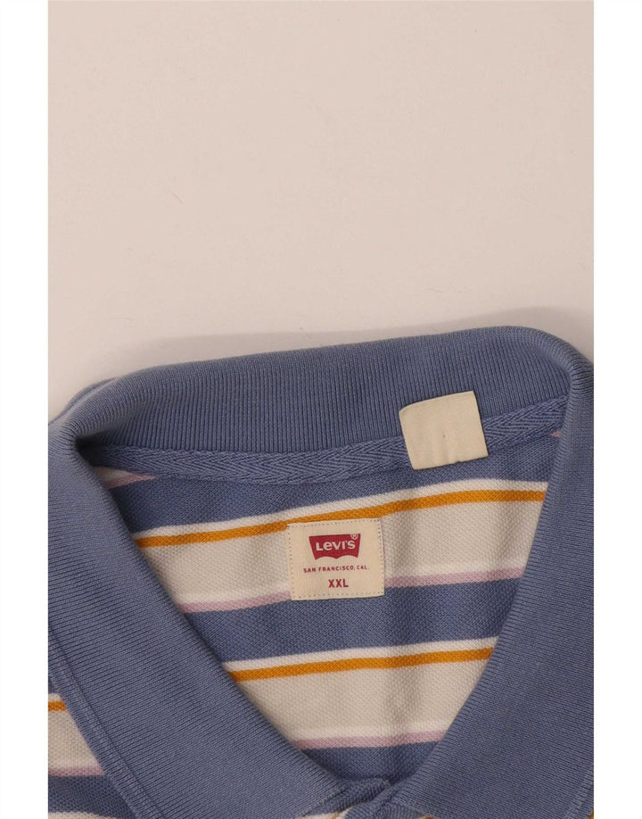 Męska koszulka polo Levi's 2XL w niebieskie paski