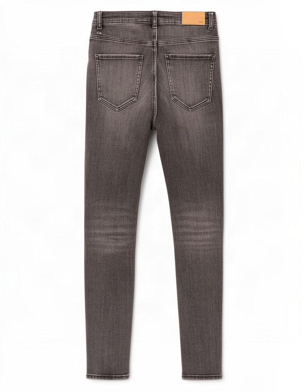 Zara Damen Skinny Jeans EU 38 Small W28 L27 Graue Baumwolle