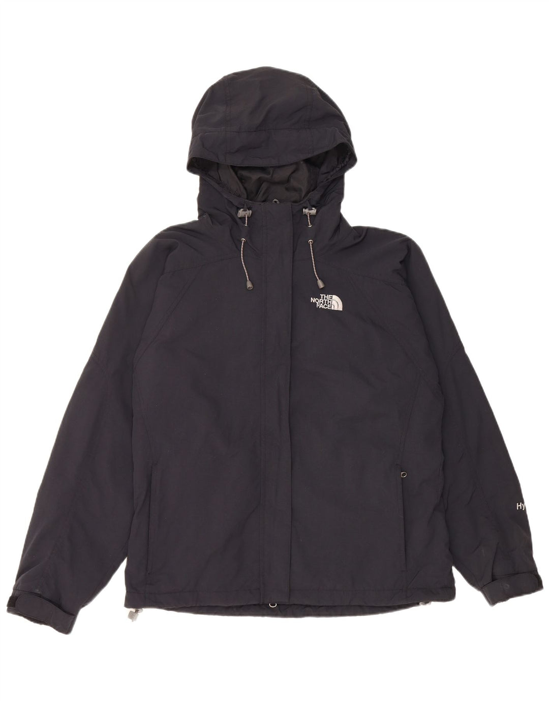 The North Face vindjakke med hætte til kvinder UK 14 Medium Sort