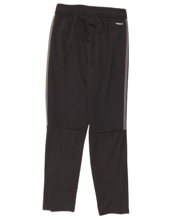 Adidas Boys Aeroready Tracksuit Bukser 11-12 år Sort Polyester