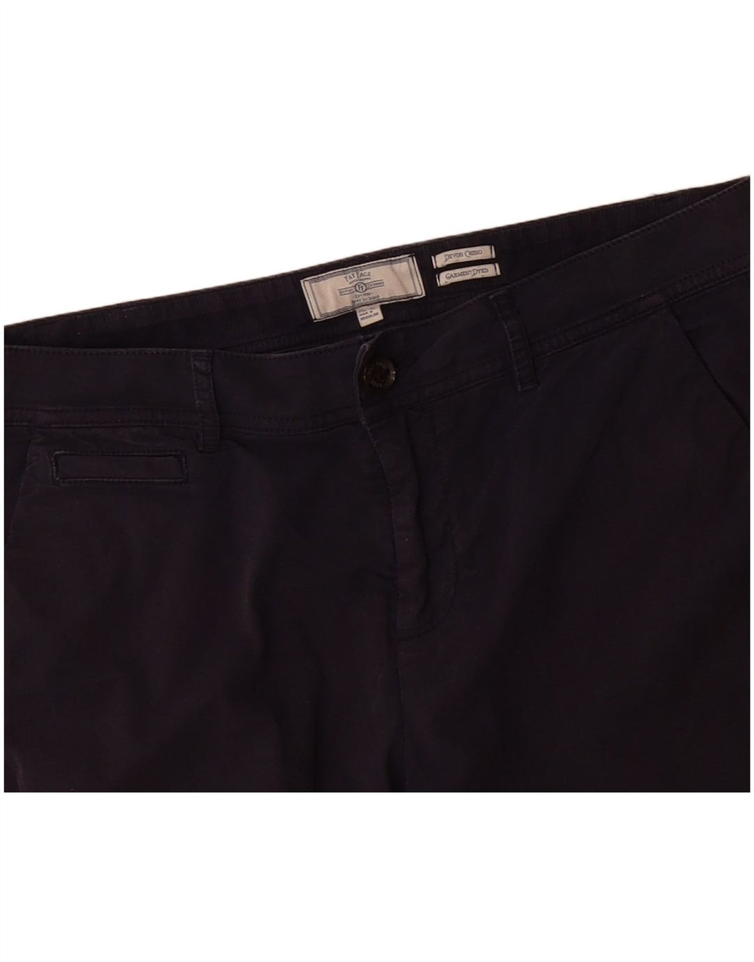Calça feminina Devon Slim FAT FACE W34 L25 algodão azul marinho