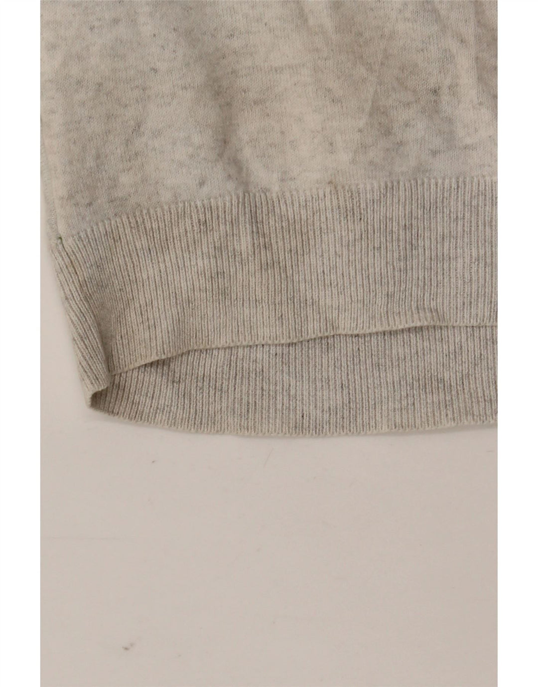 Marks & Spencer Mens Polo Shirt Large Grey Striped Cotton