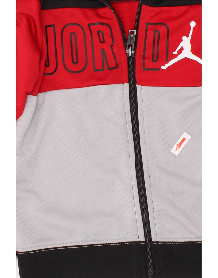 Gornja jakna trenirke Jordan Boys Graphic 5-6 Years Medium Red Colourblock