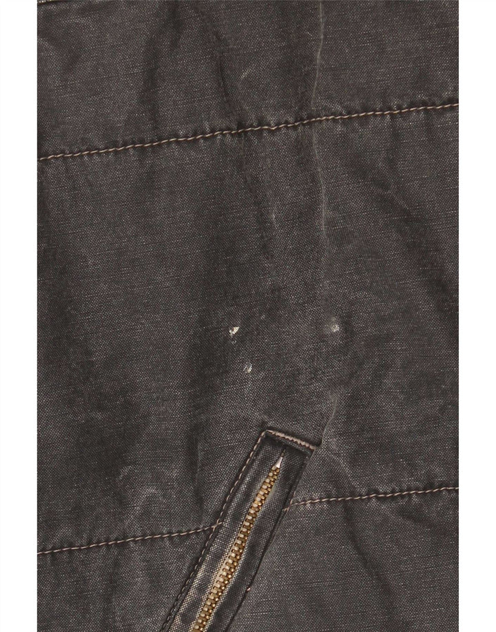 Colete acolchoado masculino Murphy & Nye UK 38 algodão cinza médio