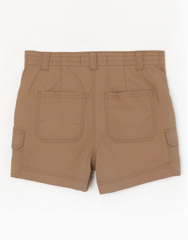 Hollister Dame Mom High Rise Cargo Shorts Medium W30 Beige Bomuld