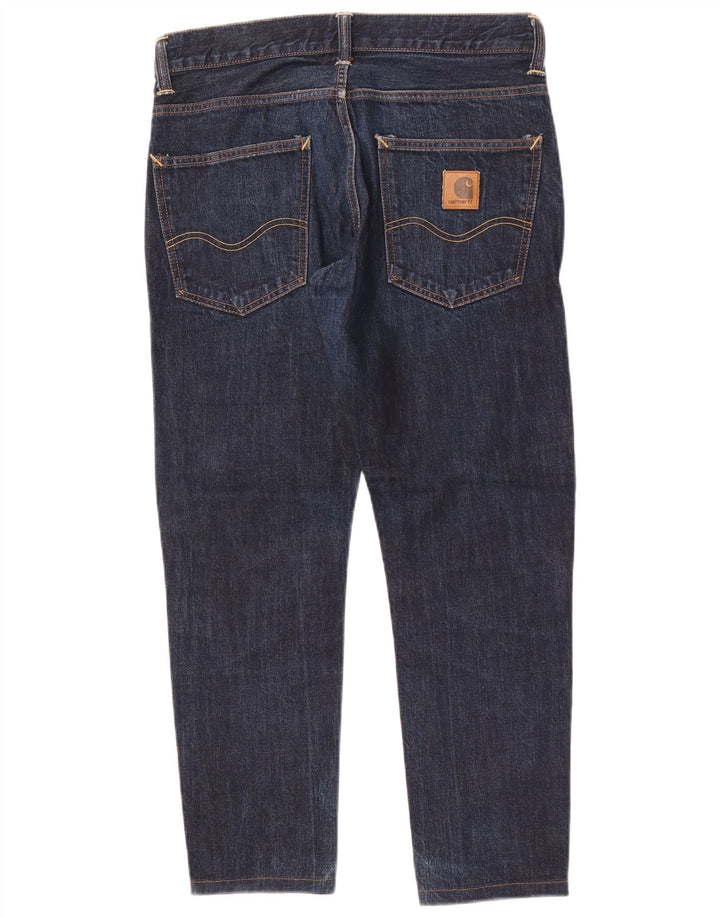 Carhartt Mens Slim Jeans W30 L28 Blue Cotton