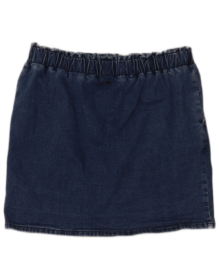 O'NEILL Womens Mini Denim Skirt XL W36  Navy Blue