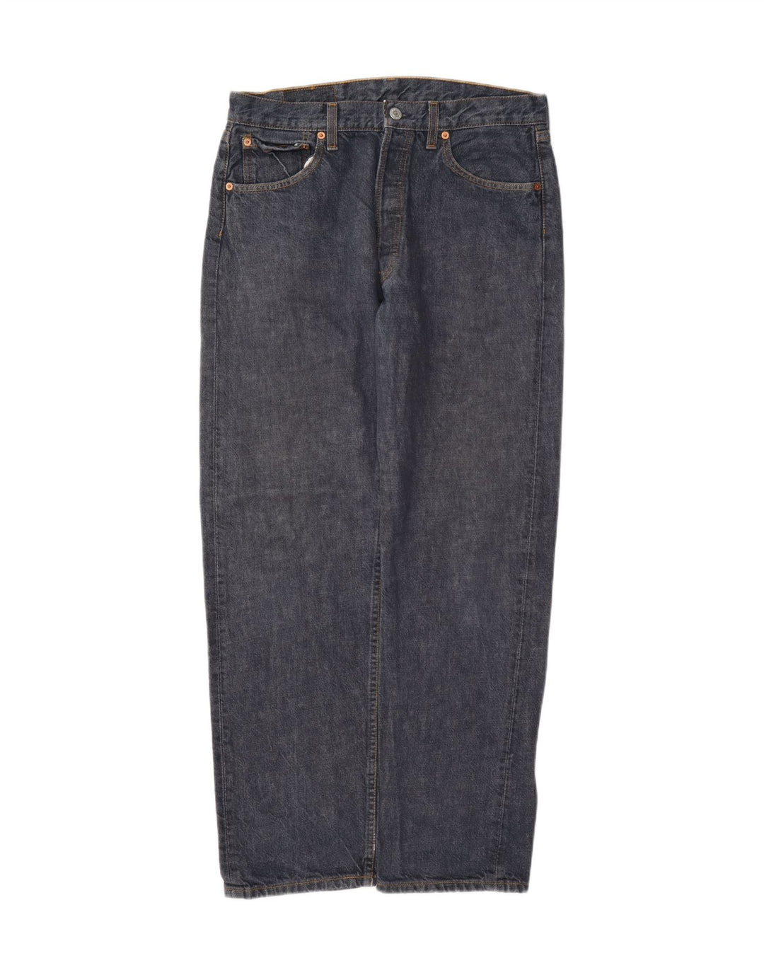 Levi's Mens Straight Jeans W32 L30 Navy Blue