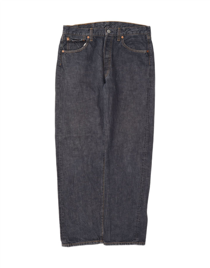 Levi's Mens Straight Jeans W32 L30 Navy Blue