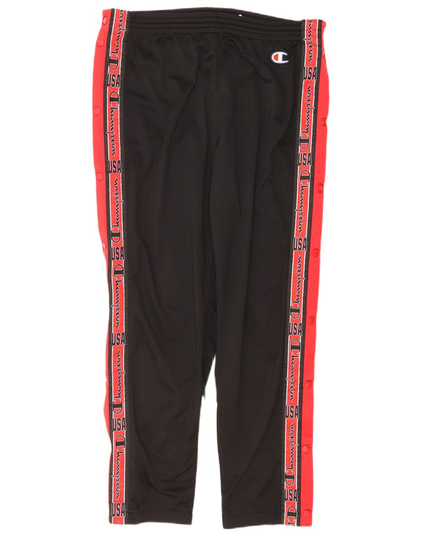 Champion Pantalon de Survêtement Graphique Homme Noir Medium Colourblock
