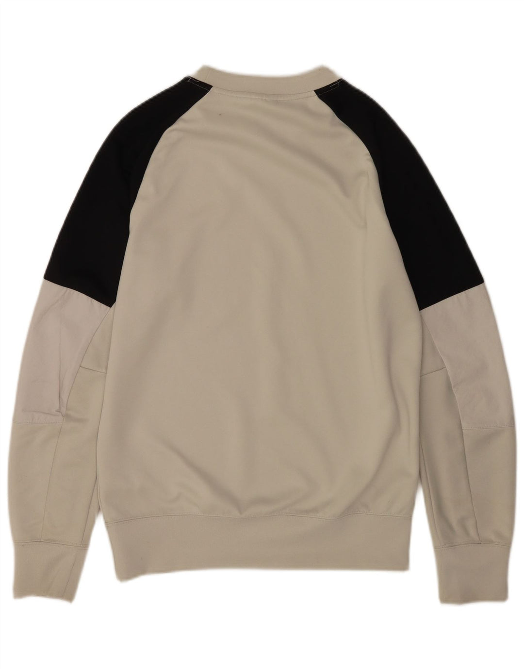 Felpa con grafica Nike da uomo, piccola, in poliestere color block grigio