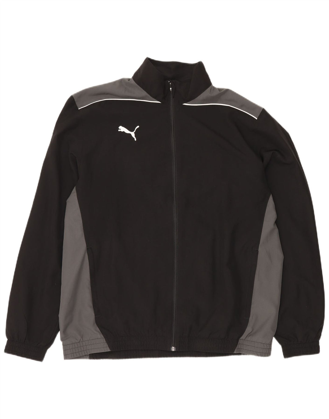 PUMA Træningsdragt til mænd Topjakke XL Sort Colourblock Polyester
