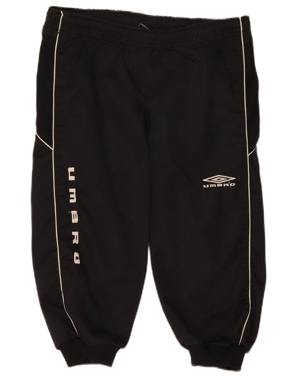 Umbro Boys Graphic Capri Træningsdragt Bukser Joggers 11-12 År Sort