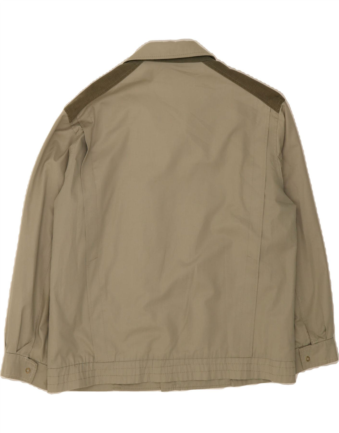 VINTAGE Mens Bomber Jacket IT 54 2XL Green Colourblock Cotton Vintage Vintage and Second-Hand Vintage from Messina Hembry 