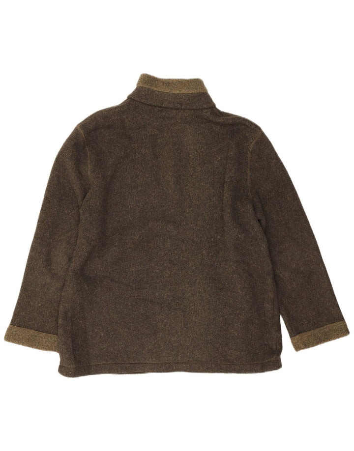 Marks & Spencer Fleecejakke til kvinder UK 18 XL Khaki Polyester