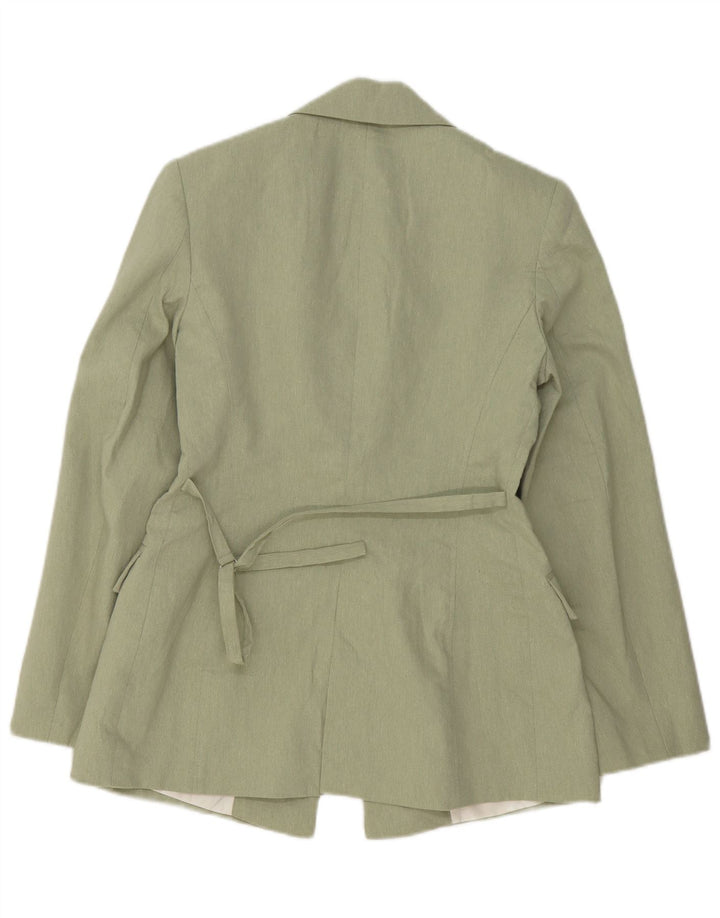 Jachetă Blazer pentru femei deschisă Zara UK 6 XS Verde